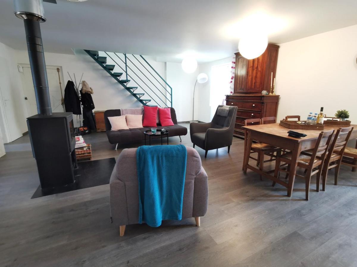 Ferienwohnung Le Monrepos Avec Jacuzzi Nordique Bielle Exterior foto